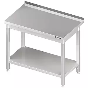 Stół przyścienny z półką 1400x700x850 mm | STALGAST, 980047140