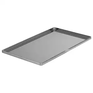 Stalowa taca do serwowania wypieków - proste krawędzie 600x400 mm | DE BUYER, D-3360-60