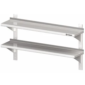Półka wisząca przestawna podwójna 1300x400x660 mm | STALGAST, 981774130