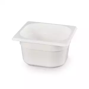 Pojemnik GN 1/6 65 mm, 1 l, biały z poliwęglanu | HENDI, 862780