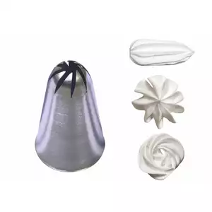 Końcówka ze stali nierdzewnej, róża 16 mm | DE BUYER, D-2129-16N