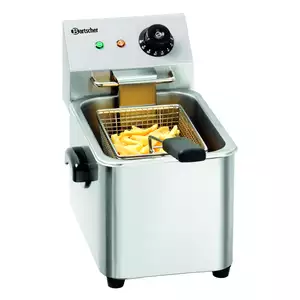 Frytownica elektryczna jednokomorowa 4 l , nastolna, 2 kW, 230 V, 220x400x315 mm | BARTSCHER, SNACK I
