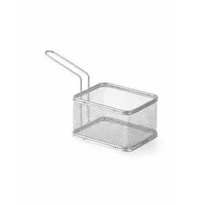 Koszyk miniaturowy do smażonych przekąsek prostokątny 120x100x90 mm | HENDI, 426432