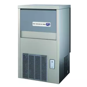 Kostkarka do lodu typu full cube 29 kg/24 h, pojemność zasobnika 9 kg, chłodzona powietrzem z pompą spustową, 0,29 kW, 387x465x687 mm | NTF, SL 60 A DP