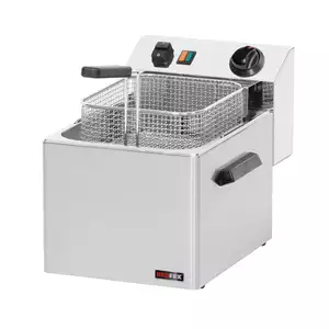 Frytownica elektryczna jednokomorowa 8 l, nastawna, 3 kW, 230 V, 270x420x300 mm | REDFOX, FE-07