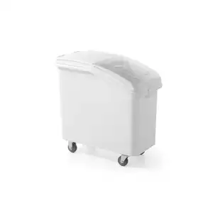 Wózek na artykuły sypkie 98 l, biały | AMERBOX, 877920