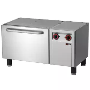 Piekarnik elektryczny z termoobiegiem GN 1/1, 3,13 kW, 990x600x570-630 mm | REDFOX, Linia 600, PT90EL
