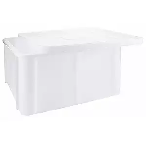 Pojemnik transportowy z polietylenu bez pokrywy, 40 l,  600x400x210 mm | CONTACTO, 2555/621