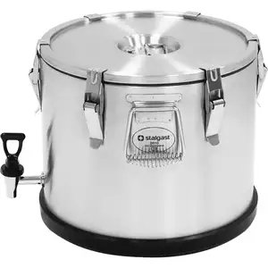 Termos stalowy z kranem 25 l | STALGAST, 052254