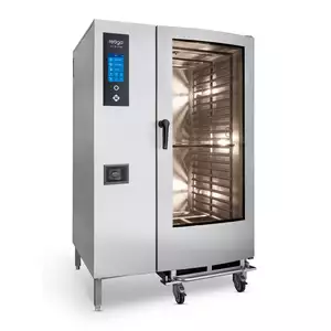 Piec konwekcyjno-parowy bojlerowy, elektryczny, 20x GN 2/1, z dotykowym panelem sterowania, 59,4 kW, 1156x1009x1849 mm | RETIGO, Blue 2021 b