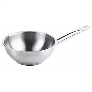 Patelnia głęboka ze stali nierdzewnej bez pokrywy, o średnicy 240 mm, 2,7 l | CONTACTO, Seria 2200