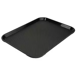 Taca polipropylenowa Fast Food, czarna 400x300x20 mm | CONTACTO, 5353/406