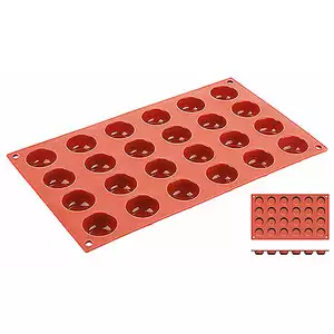 Forma silikonowa do pieczenia, foremki średnicy 34mm | CONTACTO, 6643/034