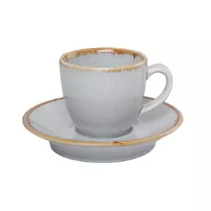 Filiżanka do espresso 80 ml | PORLAND, Ashen