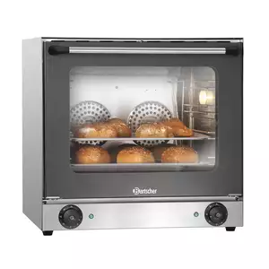 Piec konwekcyjny elektryczny, 1-komorowy, 4x blacha 438x315 mm, 2,7 kW, 595x615x580 mm | BARTSCHER, AT90-ST