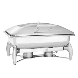 Podgrzewacz indukcyjny GN 1/1 z pokrywą z okienkiem, 675x450x335 mm | TECHNICA, Platinum Line
