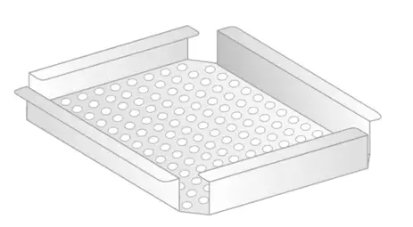Ociekacz 400x500 mm | DORA METAL, DM-3245